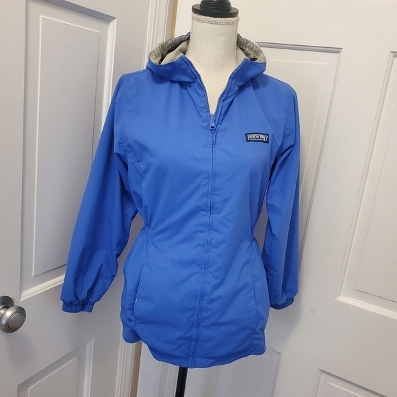Lands' End Reversible Windbreaker Size Medium - Picture 2 of 8